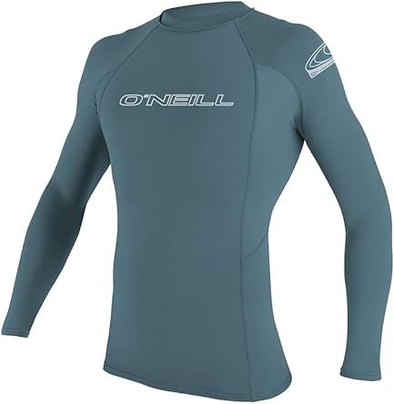 O'Neill Men’s Basic Skins Long Sleeve Rashguard, UPF 50+ Sun and Rash Protection for Surfing and All Outdoor Activities