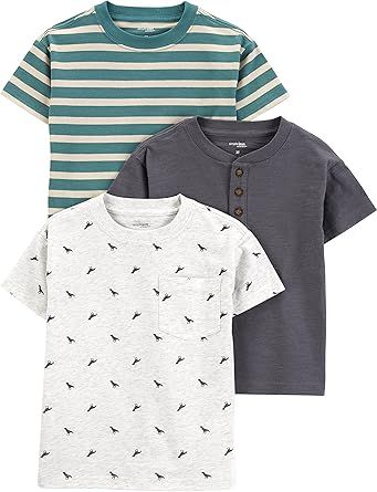 Simple Joys by Carter's Baby Boys' 3-Pack Short-Sleeve Tee Shirts