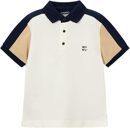 Mayoral S/s Polo for Boys Cream