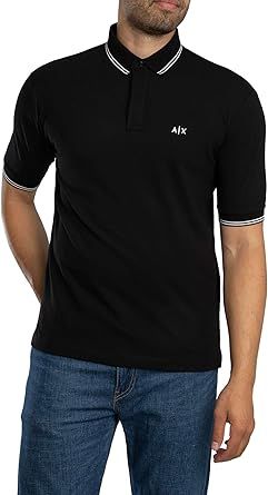 Armani Exchange Men's Regular Fit Small Logo Cotton Polo