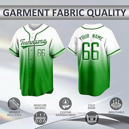Custom Baseball Jersey Personalized Team Uniforms for Men Women Boys and Girls Add Your Name Number or Logo