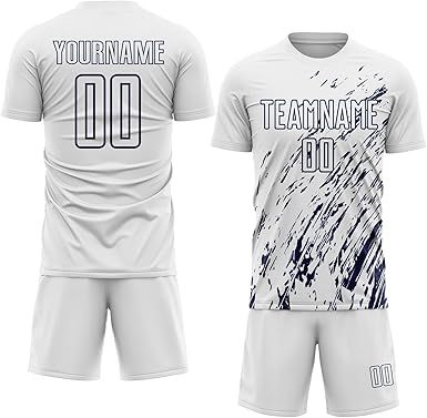 Custom Soccer Practice Jerseys Team Uniform for Men Women Youth, Personalized Sports T-Shirts and Shorts Printed