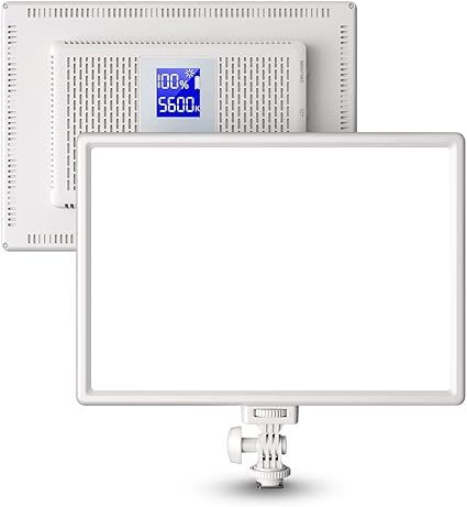 RALENO Led Video Light, Built-in 8000mAh Battery 2500-6500K CRI95+ 0-100% Brightness Adjustment on Camera Light, for Vlog Lighting Video Conference YouTube Studio Photography