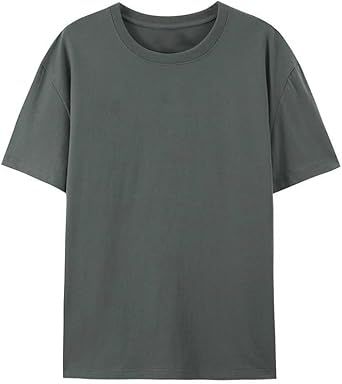 Fashion Cotton T-Shirts Outdoor Sports Breathable Quick Drying Short Sleeves Loose Round Neck Pullover Vest