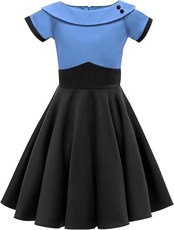 BlackButterfly Kids 'Valerie' Vintage Clarity 50's Girls Dress
