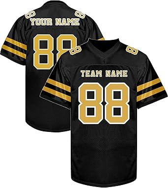 Custom Football Jerseys Personalized Shirt Stitched/Printed Name Number Fans Gift for Men Women Youth Boys
