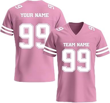 Custom Football Jersey, Personalized Name Number Team Practice Jerseys Football Game Shirt for Men Youth Women Youth