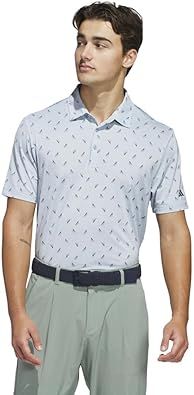 adidas Men's Ultimate365 Printed Mesh Polo Shirt