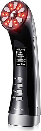 4-in-1 Facial Massager for Face & Neck – Skin Rejuvenation, Lifting & Tightening – Reduces Wrinkles & Puffiness, Enhances Infusion