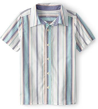 OshKosh B'Gosh Boys Short Sleeve Woven Buttonfront Shirt