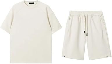 Leisure Sports Set Round Neck Loose