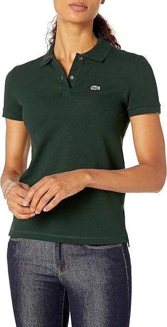 Lacoste Women's Classic Fit Short Sleeve Petit Piqué Polo