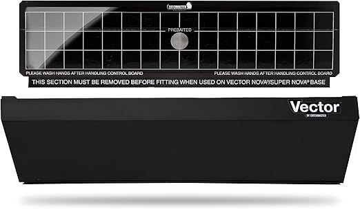 Catchmaster Vector Optima Black, UV Light Fly Traps for Home, Gnat Traps for House Indoor, Shatterproof Bulbs, UV Lamp Insect Killer, Bug Catcher for Kitchen, Garage, & Warehouse