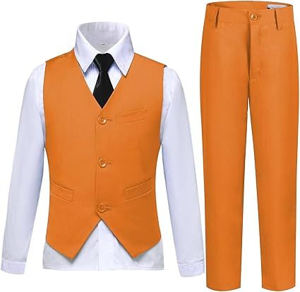 Boys Suits Toddler Formal Suit Set Kids Ring Bearer Outfit for Teen Boys Wedding Tuxedo Communion Dress Clothes