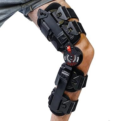 KD ROM Knee Brace: Hinged Post-Op Knee Brace for Arthritis, ACL, MCL, and PCL Injury – Optimal Support for Rehabilitation