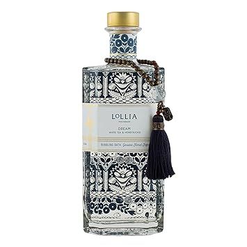 Lollia Dream Bubble Bath, Skin Hydrating & Deep Moisturizing, Avocado Oil & Green Tea, Relaxing Scented Bubbling Bath Soap, White Tea & Honeysuckle Scent