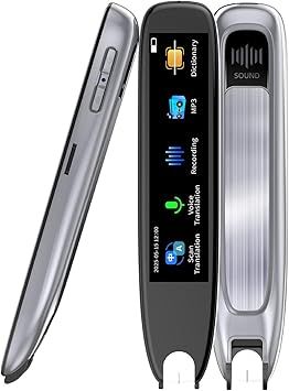 Translation Scanning Pen, 112 Language Translator Pen with 3.38 Inch Touch Scree, OCR Text to Speech Scanning Reading Pen, Portable Voice Translator Pen for Travel Learning and Reading Disabilities