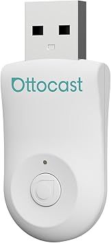 OTTOCAST Mini 2025 Wireless CarPlay & Android Auto 2-in-1 Adapter, Plug & Play, 5GHz WiFi, Auto Connect for iPhone & Android, Fits 98%+ OEM Wired CarPlay Cars