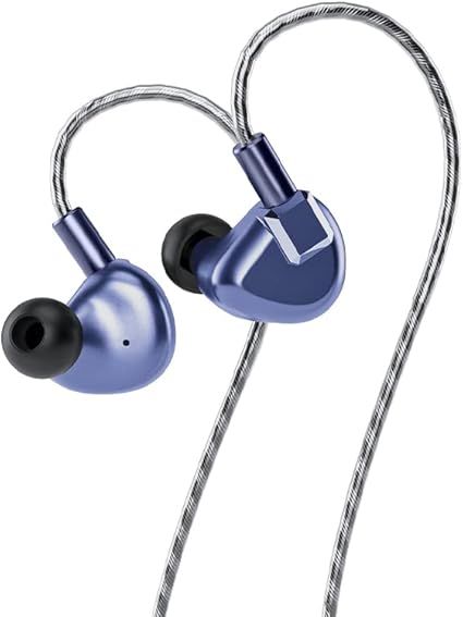 Letshuoer S12 PRO in Ear Headphones 14.8mm Planar Magnetic Driver Wired HiFi Earphones for Smartphones/PC/Tablet (Deep Space Blue, 2.5mm / 3.5mm / 4.4mm Connector)