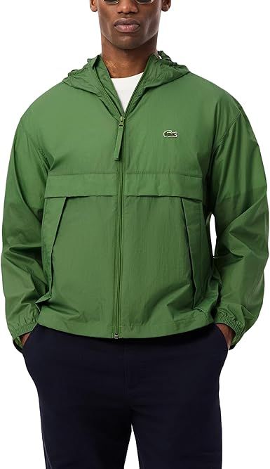 Lacoste Men's Water-repellent Lightweight Packable Jacket