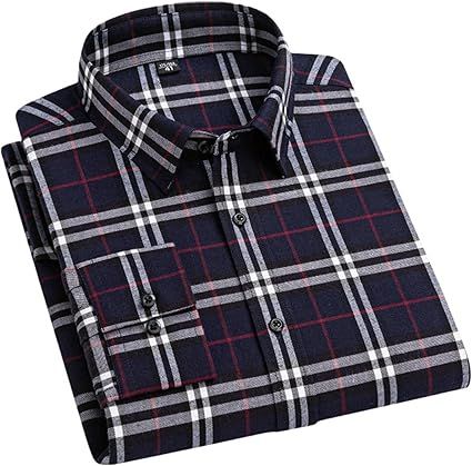 Men's Spring Autumn Solid Business Casual Shirt