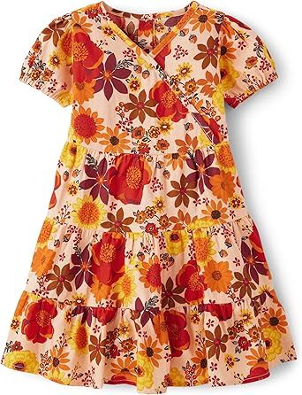 Gymboree Girls and Toddler Short Sleeve Casual Printed Dresses