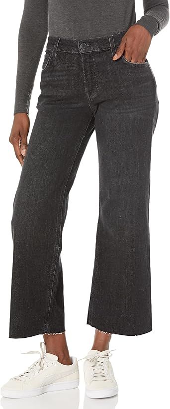 Hudson Women's Rosie High-Rise Wide Leg Ankle Jean
