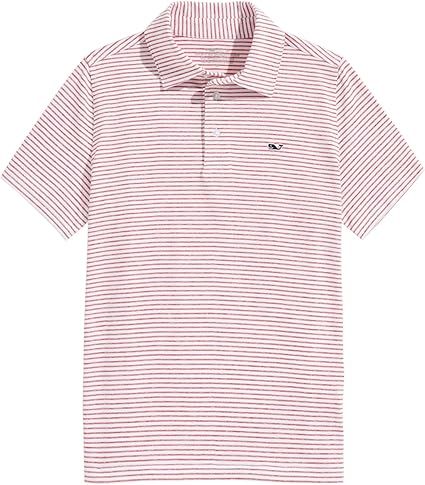 Vineyard Vines Boys Bradley Stripe Sankaty Polo (Toddler/Little Kid/Big Kid)