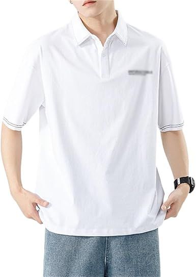 Japanese Men's Short Sleeved Casual Top Shirt