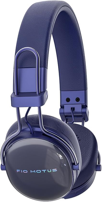 Wireless Bluetooth On-Ear Headphones:with Active Noise Cancellation - Hi Res Sound Up to 55H Battery Life, Lightweight, Comfortable, Foldable Design