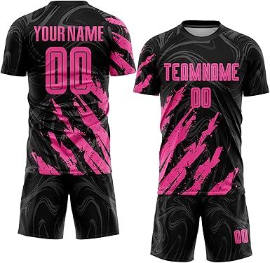 Custom Soccer Practice Jerseys Team Uniform for Men Women Youth, Personalized Sports T-Shirts and Shorts Printed