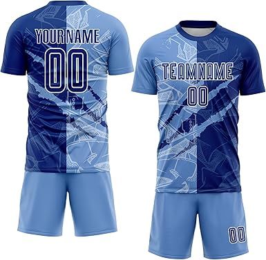 Custom Soccer Practice Jerseys Team Uniform for Men Women Youth, Personalized Sports T-Shirts and Shorts Printed