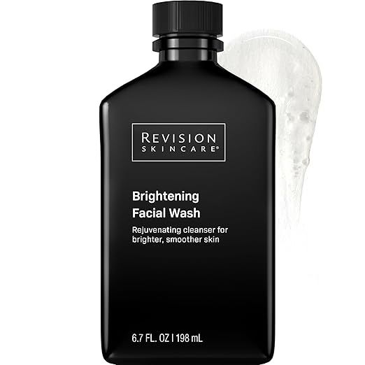 Revision Skincare Brightening Facial Wash, Exfoliating Face Cleanser with Vitamin C and Vitamin E