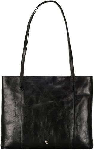 Maxwell Scott - Womens Luxury Leather Classic Shopper Tote Bag Purse - Handmade from Italian Full Grain Hides - The Athenea