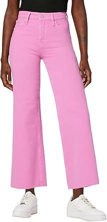 Hudson Women's Rosie High-Rise Wide Leg Ankle Jean