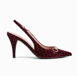 Women's slingback pump with Horsebit