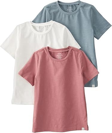 Little Planet by Carter's Unisex-Baby 3-Pack Tops Made with Organic Cotton