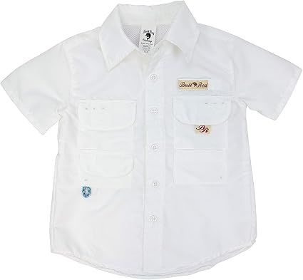 Bull Red PFG Vented Fishing Shirt Button Up