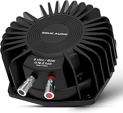 Douk Audio BS-1 Bass Shaker: 50W High Power Tactile Transducer - Subwoofer Lows for Home Theater, Car Audio & Gaming Chair Vibration Immersion​ (1 Pair)