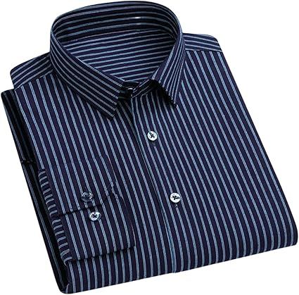 Men's Spring Autumn Solid Business Casual Shirt