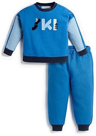 monica + andy unisex-child Organic Sporty Sweatsuit