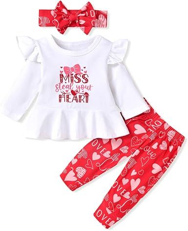 Aalizzwell Infant Baby Girls Christmas Outfit