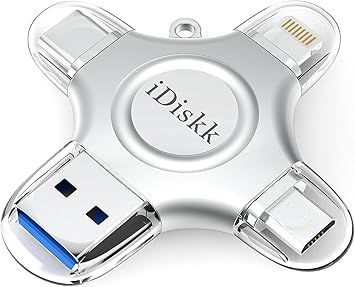 【1T B App*le Certified】 iDiskk 1T Photo Stick for iPhone,MFi Certified USB Flash Drive for iPhone 17 Series USB-C iPad Android Phones MacBook and PC, Memory Storage to auto- Backup Photos/Videos