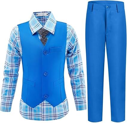 Boys Suits Toddler Formal Suit Set Kids Ring Bearer Outfit for Teen Boys Wedding Tuxedo Communion Dress Clothes