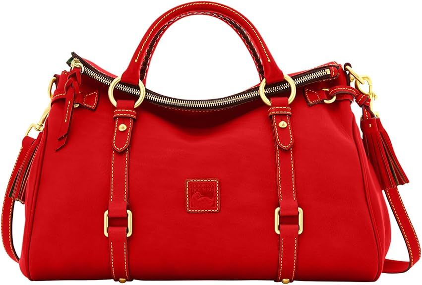 Dooney & Bourke Satchel Bags for Women, Large Florentine Handbag with Optional Crossbody Bag Strap