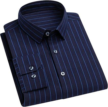 Men's Spring Autumn Solid Business Casual Shirt