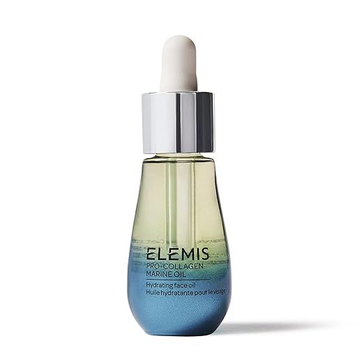 ELEMIS Pro-Collagen Marine Oil 15ml, Lightweight Face Oil To Hydrate, Nourish & Improve Skin Texture