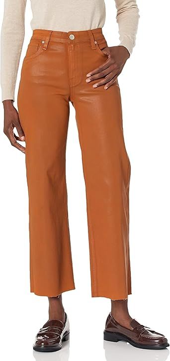 Hudson Women's Rosie High-Rise Wide Leg Ankle Jean
