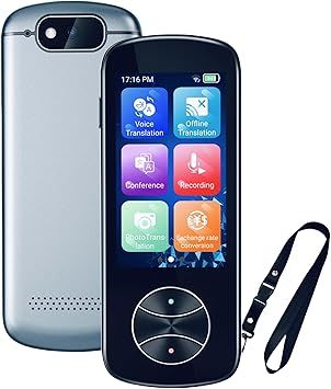 Language Translator Device, Two-Way Instant AI Voice Translator Support 137+ Language Online Translation, Translator Device with Voice/Text/Offline/Photo Translation for Business Learning Travel