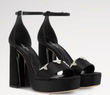 Swing platform heel sandals